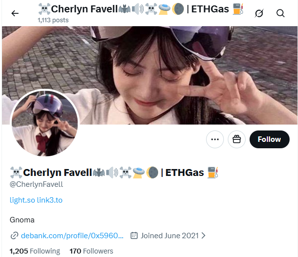 A crypto engagement bot with a personality-styled profile